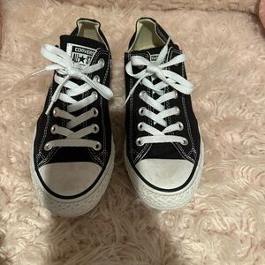 Converse All Star Black Canvas Shoes